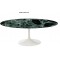 TULIPANO TABLE ROUND OR OVAL VERDE ALPI MARBLE