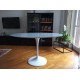 TULIP TABLE ROUND OR OVAL CARRARA MARBLE